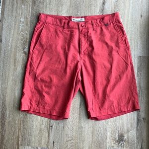 Travis Mathew red shorts